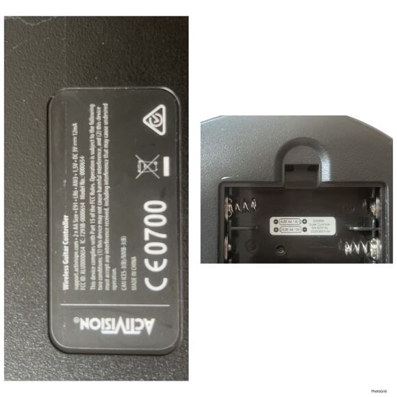 ✨Excellent✨Activision Guitar Hero Power Wireless Controller XBOX360 PS3 Black - Picture 5 of 5